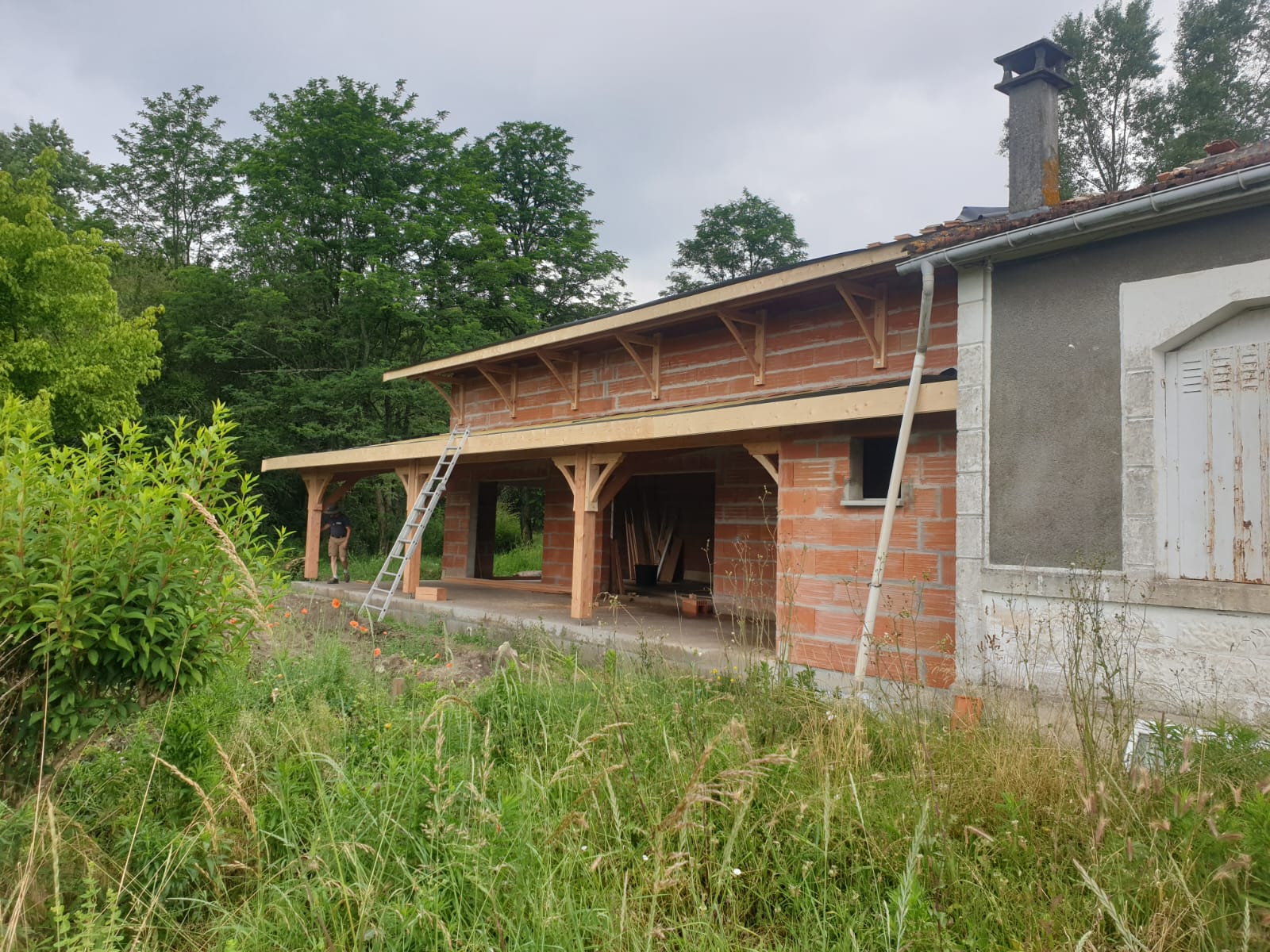 Terrasse couverte sur St Savin