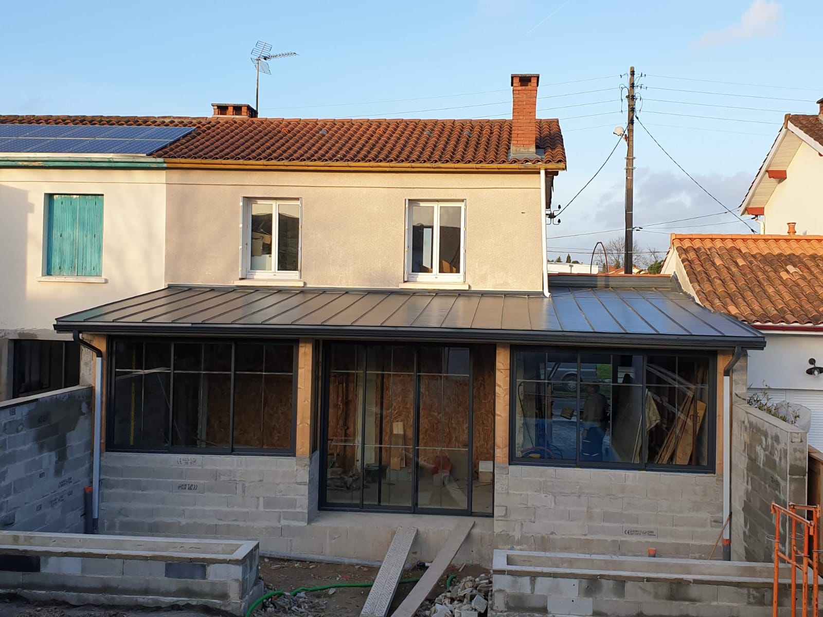 Création toiture en joint debout sur Eysines