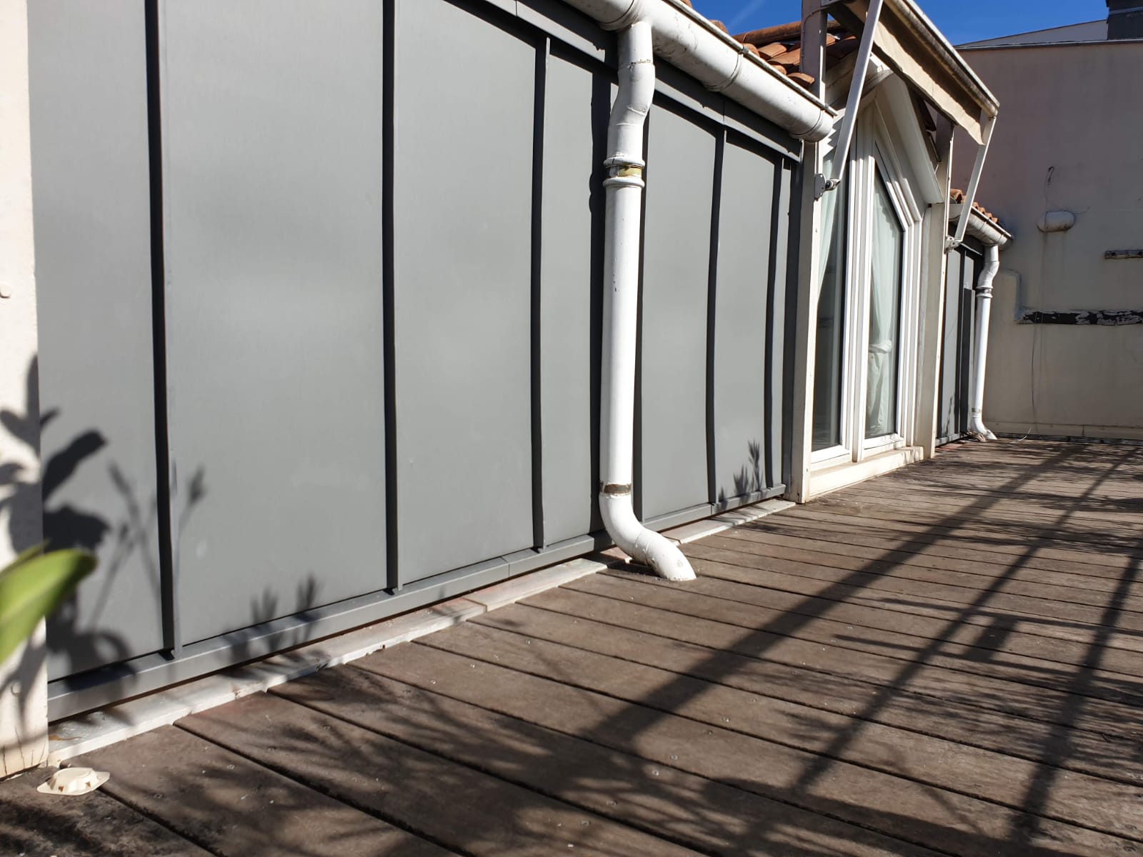 Bardage en zinc sur façade maison au Cap Ferret